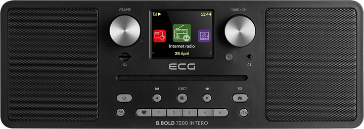 Интернет/DAB+/FM-радио с компакт-диском ECG B.BOLD 7200 Intero Black - изображение 11