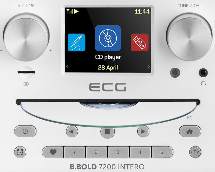 Интернет/DAB+/FM-радио с компакт-диском ECG B.BOLD 7200 Intero White - изображение 13
