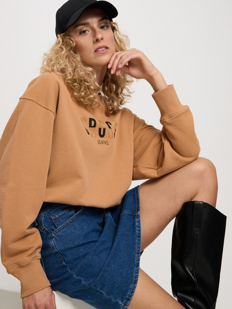 Світшот жіночий Cross Jeans 65425-082 XL Оранжевий (8697319674552) - зображення 4