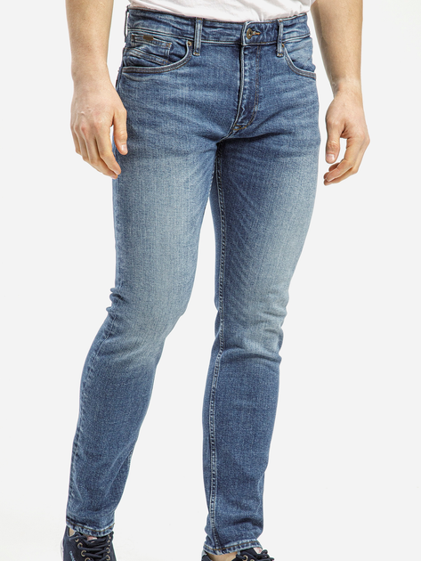 Jeansy slim fit męskie Cross Jeans E 185-226 32/32 Niebieskie (3333333215122) - obraz 1