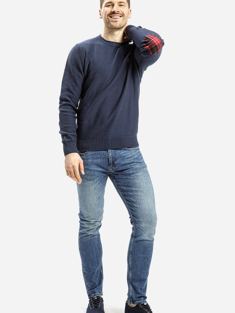 Jeansy slim fit męskie Cross Jeans E 185-226 31/34 Niebieskie (8697319592887) - obraz 3