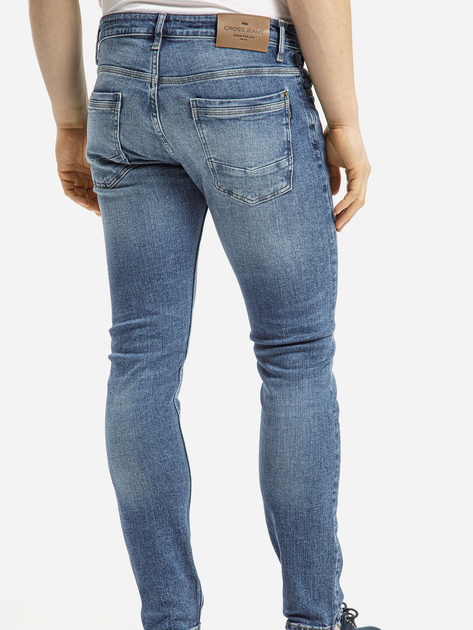 Jeansy slim fit męskie Cross Jeans E 185-226 33/36 Niebieskie (8697319592986) - obraz 2