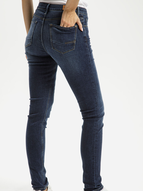 Jeansy skinny damskie Cross Jeans N 497-313 29/28 Granatowe (8697319683349) - obraz 2