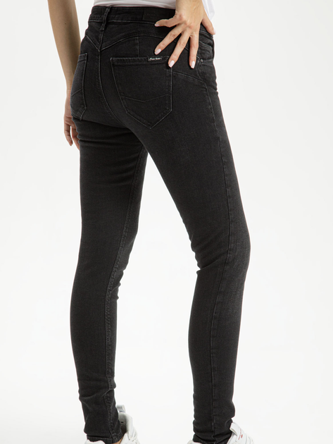 Jeansy skinny damskie Cross Jeans P 419-032 29/34 Czarne (8697319510102) - obraz 2