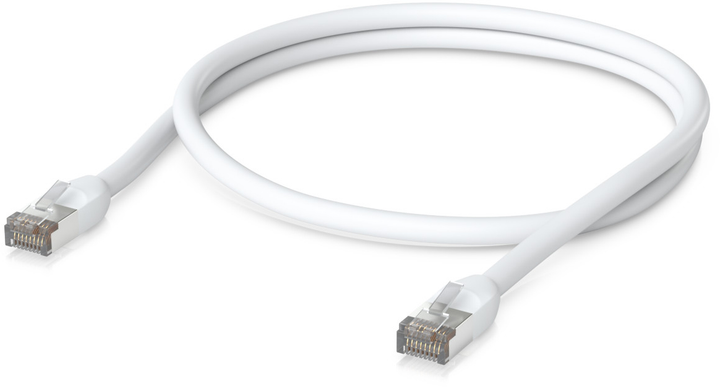 Patchcord Ubiquiti UniFi Outdoor Cat 5e 1 m White (UACC-CABLE-PATCH-OUTDOOR-1M-W) - obraz 1