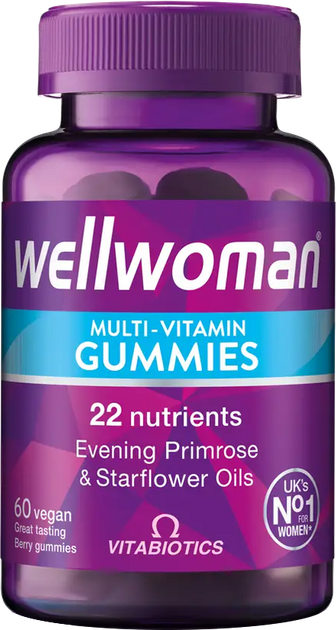 Suplement diety Vitabiotics Wellwoman dla kobiet 60 żelków (5021265249503) - obraz 1