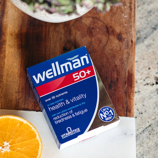 Suplement diety Vitabiotics Wellman 50+ dla mężczyzn po 50 roku życia 30 tabletek (5021265223510) - obraz 4