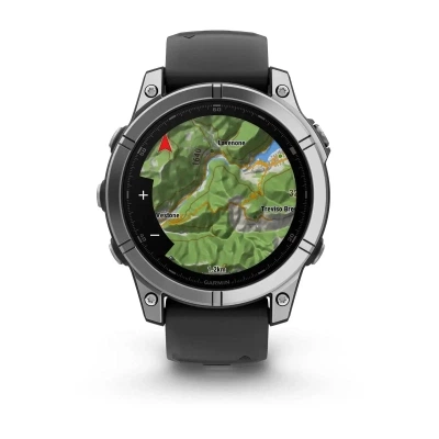 Смарт-часы Garmin fenix E, 47mm, Stainless Steel/Black, GPS (010-03025-00) - изображение 7