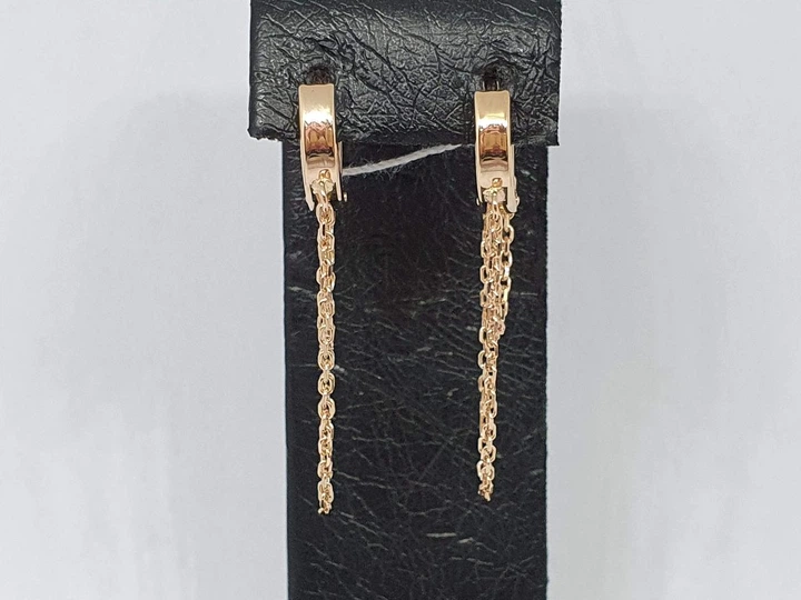 Золотые серьги. 470615 - изображение 3