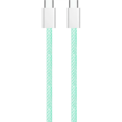 Дата кабель USB-C to USB-C 1.0m 60W 3.0А green ColorWay (CW-CBPDCC061-G) - Фото 2 Дата кабель USB-C to USB-C 1.0m 60W 3.0А green ColorWay (CW-CBPDCC061-G) - зображення 2