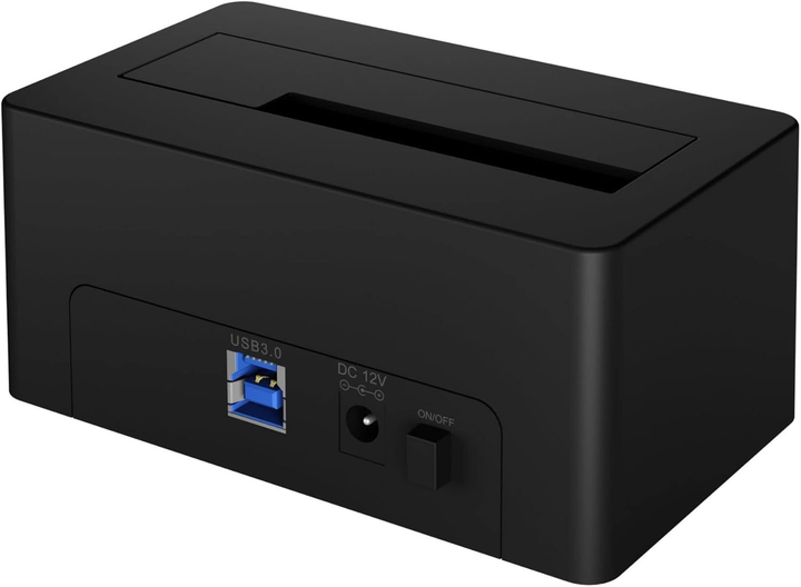 Stacja dokująca RaidSonic Icy Box HDD/SSD SATA III USB 3.2 Gen 1 Type-A Black (IB-1121-U3) - obraz 2