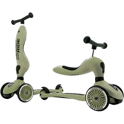 Самокат Scoot&Ride Highwaykick-1 1-5 лет оливковый (SR-160629-OLIVE) - Фото 8 Самокат Scoot&Ride Highwaykick-1 1-5 лет оливковый (SR-160629-OLIVE) - изображение 8