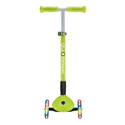 Самокат Globber Primo Foldable Lights колеса с подсветкой до 50 кг. 3+ Зеленый (432-106-3) - Фото 10 Самокат Globber Primo Foldable Lights колеса с подсветкой до 50 кг. 3+ Зеленый (432-106-3) - изображение 10