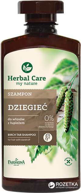 Копия Шампунь против перхоти Herbal Care Березово-Дегтярный 330 мл ...