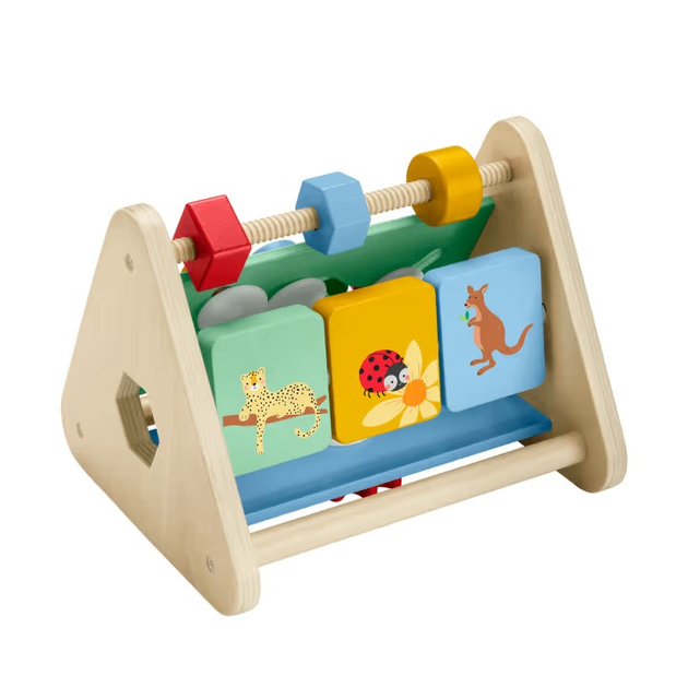 Дерев'яна іграшка Fisher-Price трикутник розвиваючий (0194735246069) - зображення 2