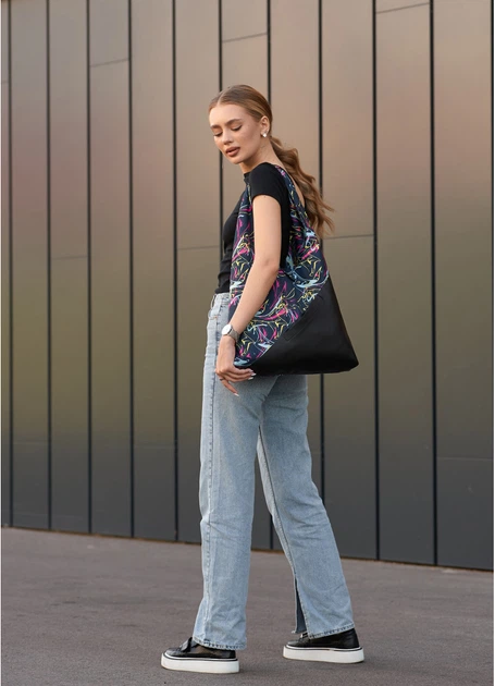 Женская сумка Sambag HOBO M "ABSTRACT" 35 х 40 х 8 см (53200710) - изображение 2