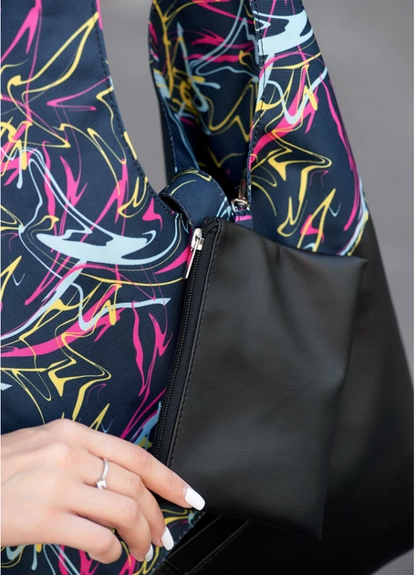 Женская сумка Sambag HOBO M "ABSTRACT" 35 х 40 х 8 см (53200710) - изображение 4