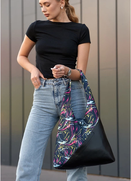 Женская сумка Sambag HOBO M "ABSTRACT" 35 х 40 х 8 см (53200710) - изображение 6