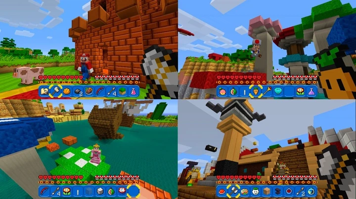 Консоль Nintendo Switch OLED + Гра Minecraft Black and White (4250494929318) - зображення 13