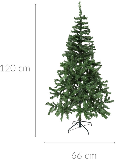 Choinka sztuczna Feeric Lights & Christmas na metalowym stojaku 120 cm (3560238667217) - obraz 2