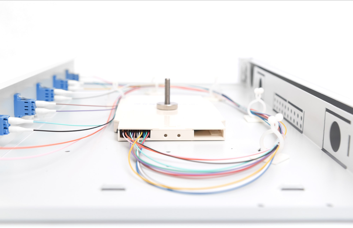 Panel optyczny Digitus Professional 19" 1U 6 x LC DX, OS2, szafa serwerowa/zespół stelaża (DN-96330/9) - obraz 7