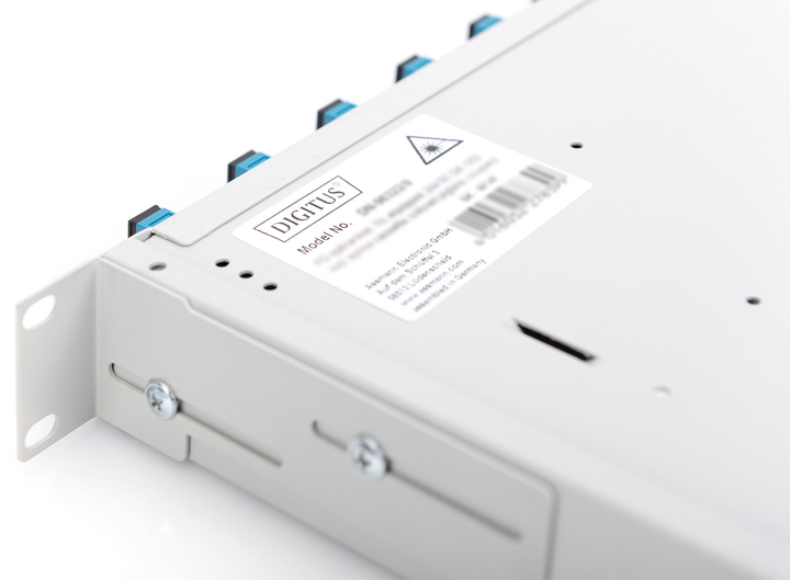 Оптична панель Digitus Extendible 1U у зборі для серверної шафи/стійки (DN-96200-QL) - зображення 8