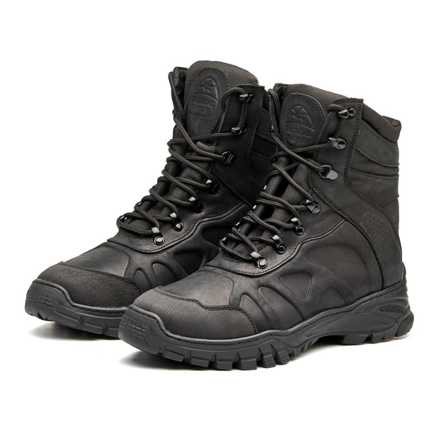 Тактические берцы Tactical Shoes зима легкие удобные теплые 41 р 26,5 см Черные натуральная кожа Украина - изображение 2