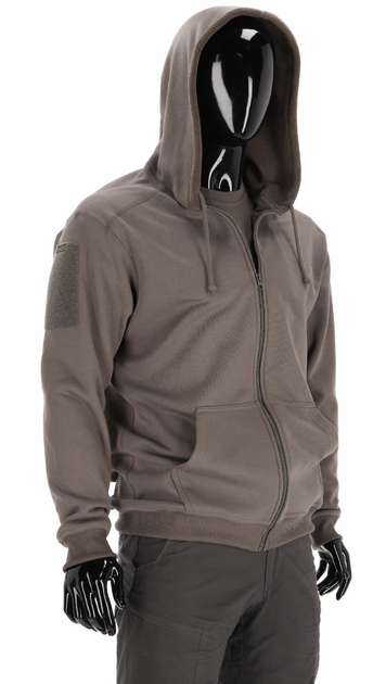 Тактический Худи на молнии милитари Casual Zipped Hoodie 281z Olive Drap XL - изображение 2