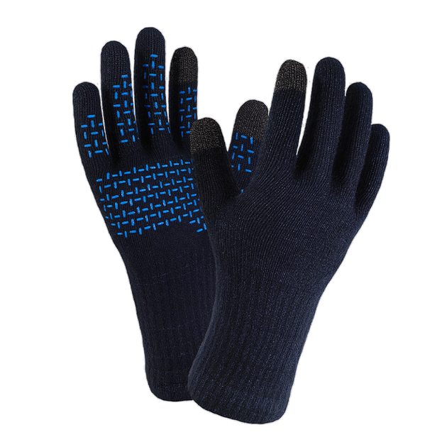 Рукавички водонепроникні демісезонні DexShell ThermFit 3.0 Gloves Синій розмір M (Kali) - зображення 1