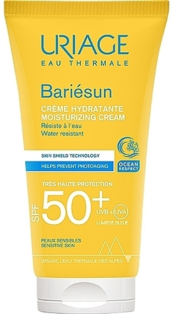 Krem przeciwsłoneczny Uriage Bariesun SPF50+ Fragrance-Free Cream 50 ml (3661434008368) - obraz 1