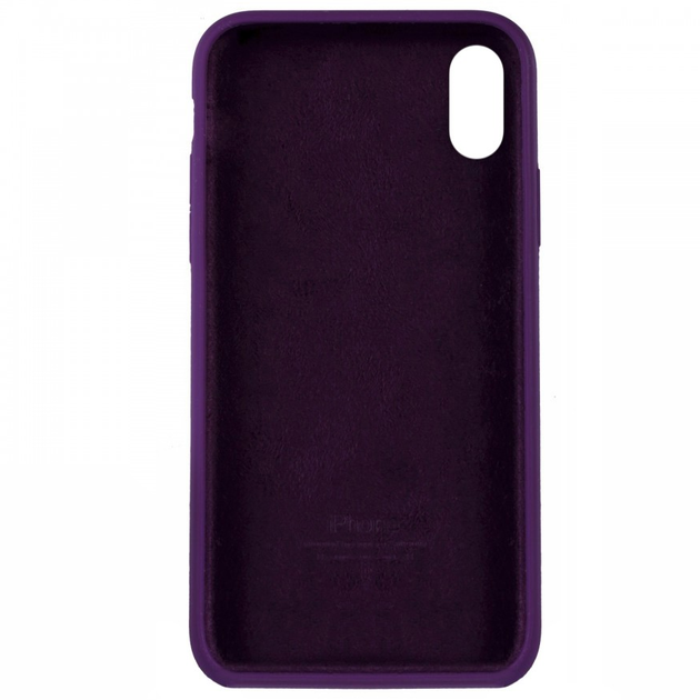 Чохол Fiji Silicone Case для Apple iPhone XR бампер Full Soft Amethyst - зображення 2