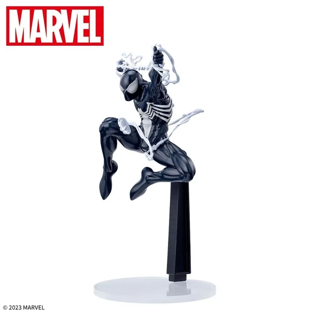 Фігурка колекційна комікс SEGA Luminasta Marvel Spider-Man Марвел Людина-павук Black Costume 12 см S L M SM 12 (S L M SM 12) - зображення 2