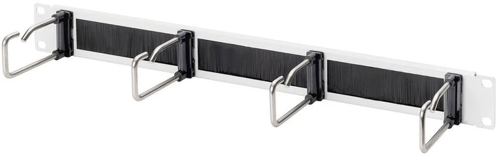 Organizator kabli Digitus 1U 19" Gray (DN-97668) - obraz 4