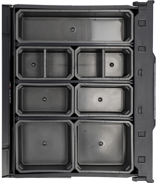 Skrzynka YATO modułowa T3 systemu S12 plastikowa z 3 szufladami 450x320x240 mm (YT-08974) - obraz 4