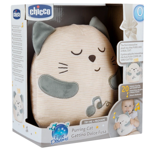 Pluszowa zabawka Chicco First Dreams Kotek Mruczek (8058664164868) - obraz 2