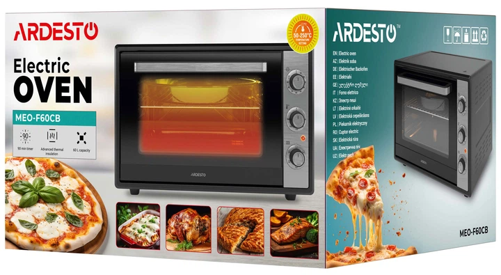 Настільна духовка Ardesto MEO-F60CB - зображення 10