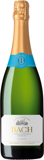 Вино ігристе Bach Cava Extrisimo Semi Seco біле напівсухе 0.75 л 11.5% (8410013992094) - зображення 1