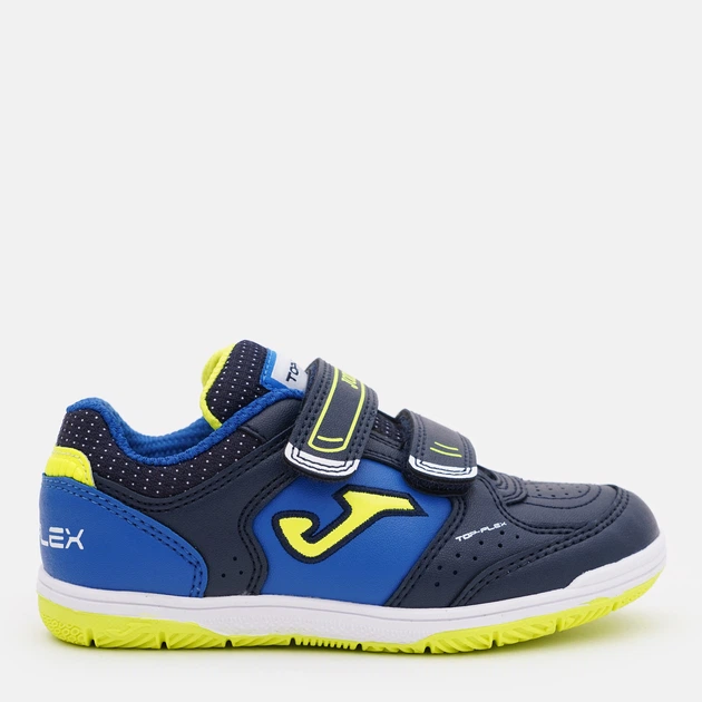 Детские футбольные бутсы-футзалки для мальчика Joma Top Flex Jr 2403 TPJW2403INV 28 (10С) Темно-синий/Синий (8445954893360) - Фото 1 Детские футбольные бутсы-футзалки для мальчика Joma Top Flex Jr 2403 TPJW2403INV 28 (10С) Темно-синий/Синий (8445954893360) - изображение 1