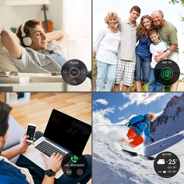 Смарт часы Smart Watch Hopofit d-13. Черный. - изображение 8