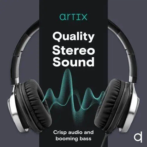 Проводные наушники Artix CL750 с микрофоном Черный - изображение 5