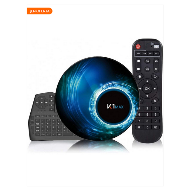 Android TV Box 4GB RAM 32GB ROM K1MAX Чорний - Фото 2 Android TV Box 4GB RAM 32GB ROM K1MAX Чорний - зображення 2