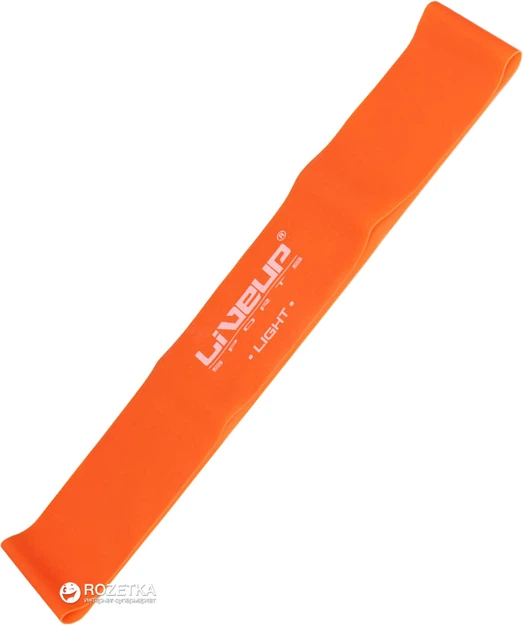 Эспандер-петля LiveUp Latex Loop 50х5х0.4 см L Orange (LS3650-500Lo) - изображение 2