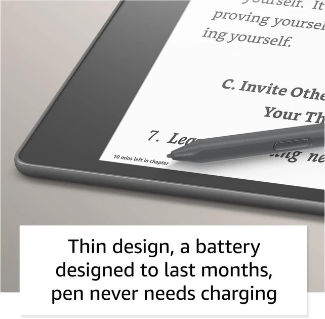Электронная книга Amazon Kindle Scribe 16GB Basic Pen WIFI Online Black - изображение 6