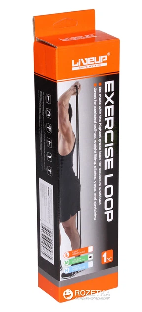 Еспандер-петля LiveUp Latex Loop 208х4.5х0.32 см M Green (LS3650-2080Mg) - зображення 6