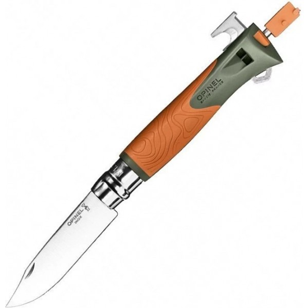 Нож Opinel №12 Explore w/ Tick Remover Orange (1013-204.66.77) - изображение 1