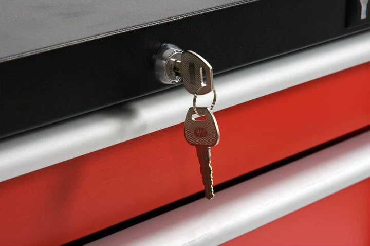 Szafa serwisowa YATO 4 szuflady, 2 klucze, 660x457x863 mm (YT-08933) - obraz 3