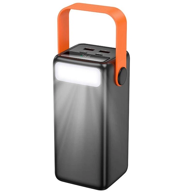 Внешний портативный аккумулятор Павербанк Borofone BJ66A 50000mAh 22.5W 2USB/1Type-C с быстрой зарядкой QC3.0+PD3.0 Black - изображение 2