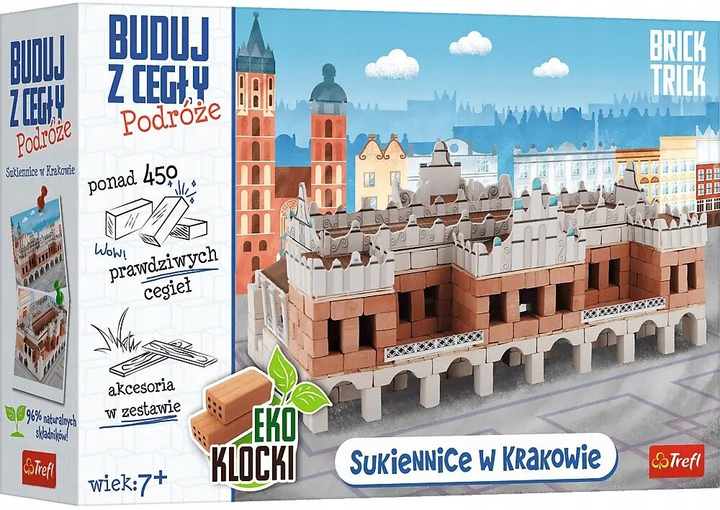 Конструктор Trefl Brick Trick Travels Суконні ряди 450 деталей (5900511615494) - зображення 1