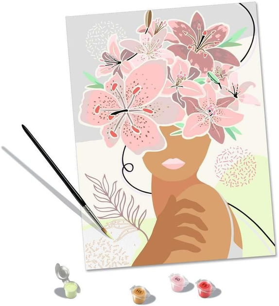 Картина за номерами Ravensburger CreArt Flowers On My Mind 30 x 40 см (4005556202751) - зображення 3