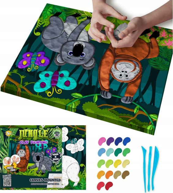 Obraz po numerach Splat Planet Dżungla 30 x 40 cm (5060639147038) - obraz 3